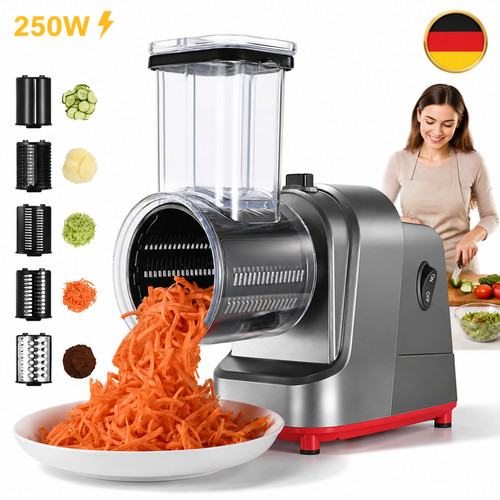 Affettaverdure elettrico 250w - affettaverdure,